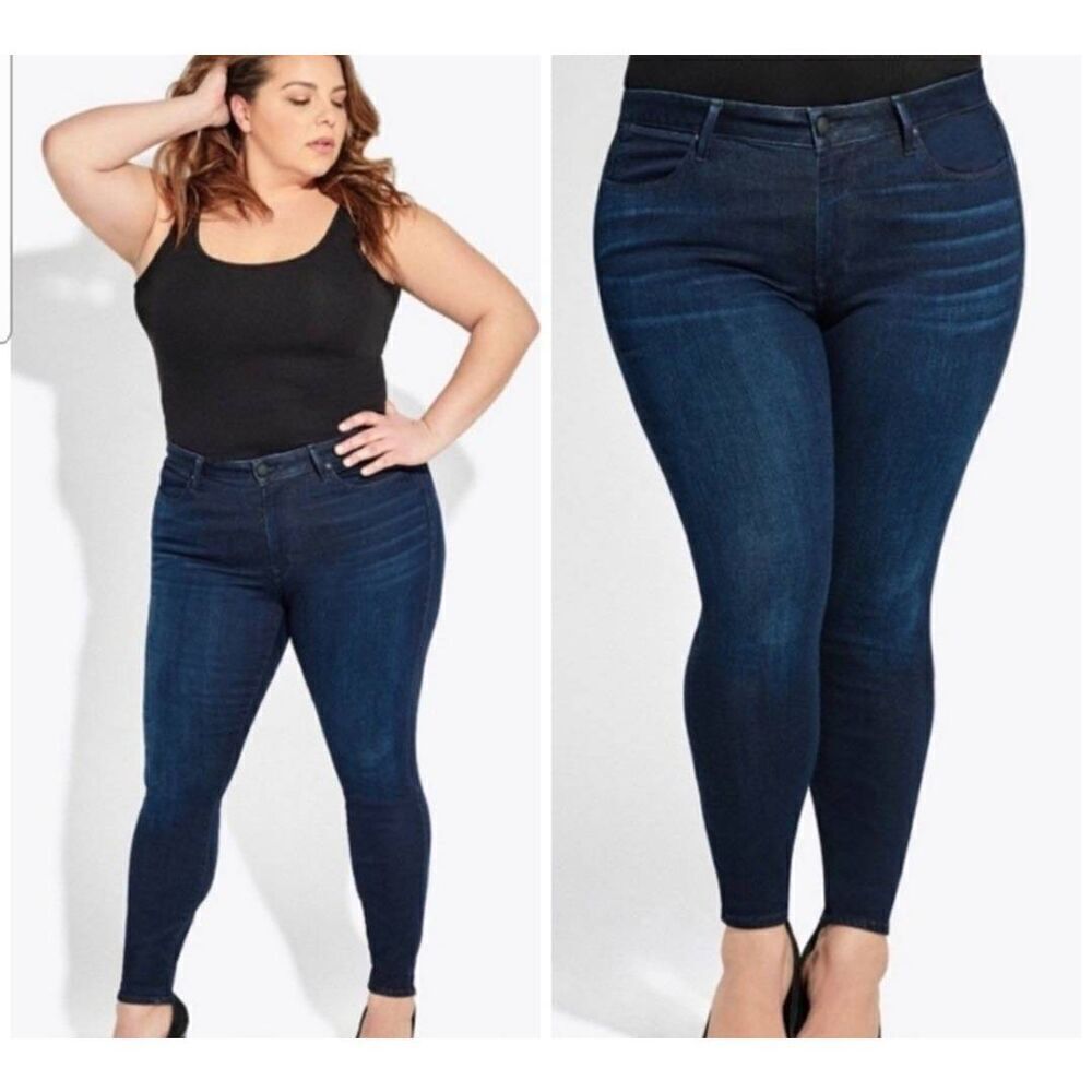 NWOT AYR  The One love Jac's Dark Wash High Rise Blue Skinny Jeans sz 24R
